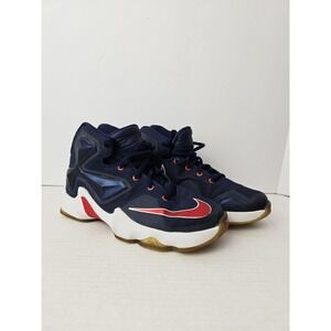 Nike Youth LeBron 13 USA Midnight Navy Basketball‎ Shoes Size 4Y